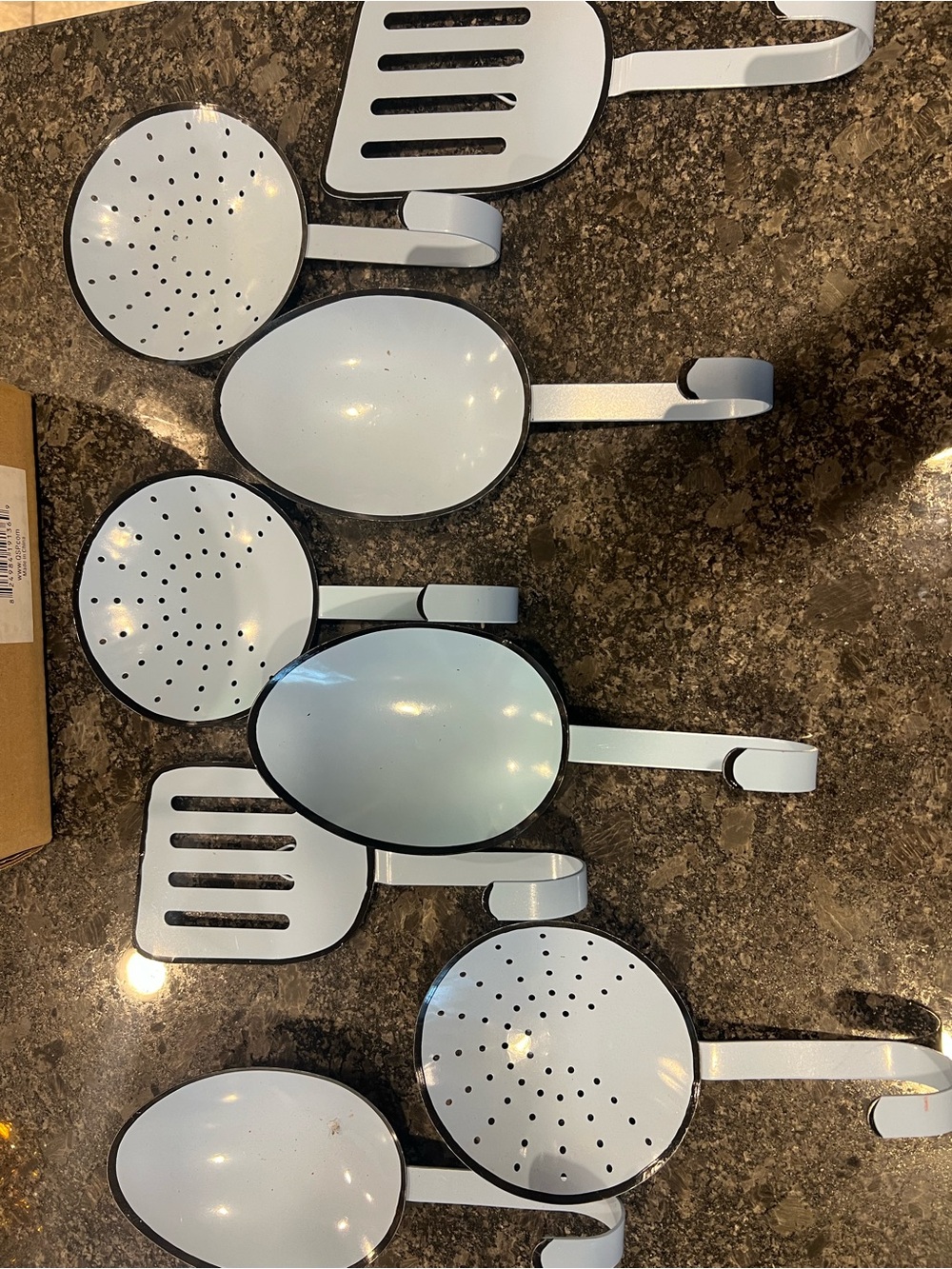 Set of 8 Kitchen Utensil hooks